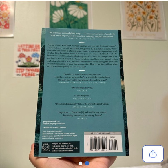 Lincoln in the Bardo by George Saunders - Picture 2 of 2